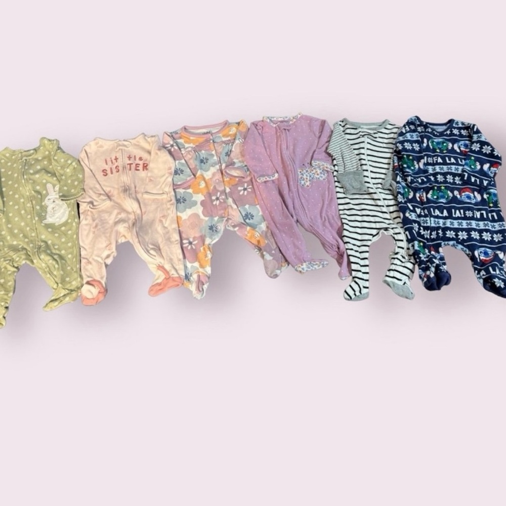 Babygirl Clothes Bundle (Size 0-3m)